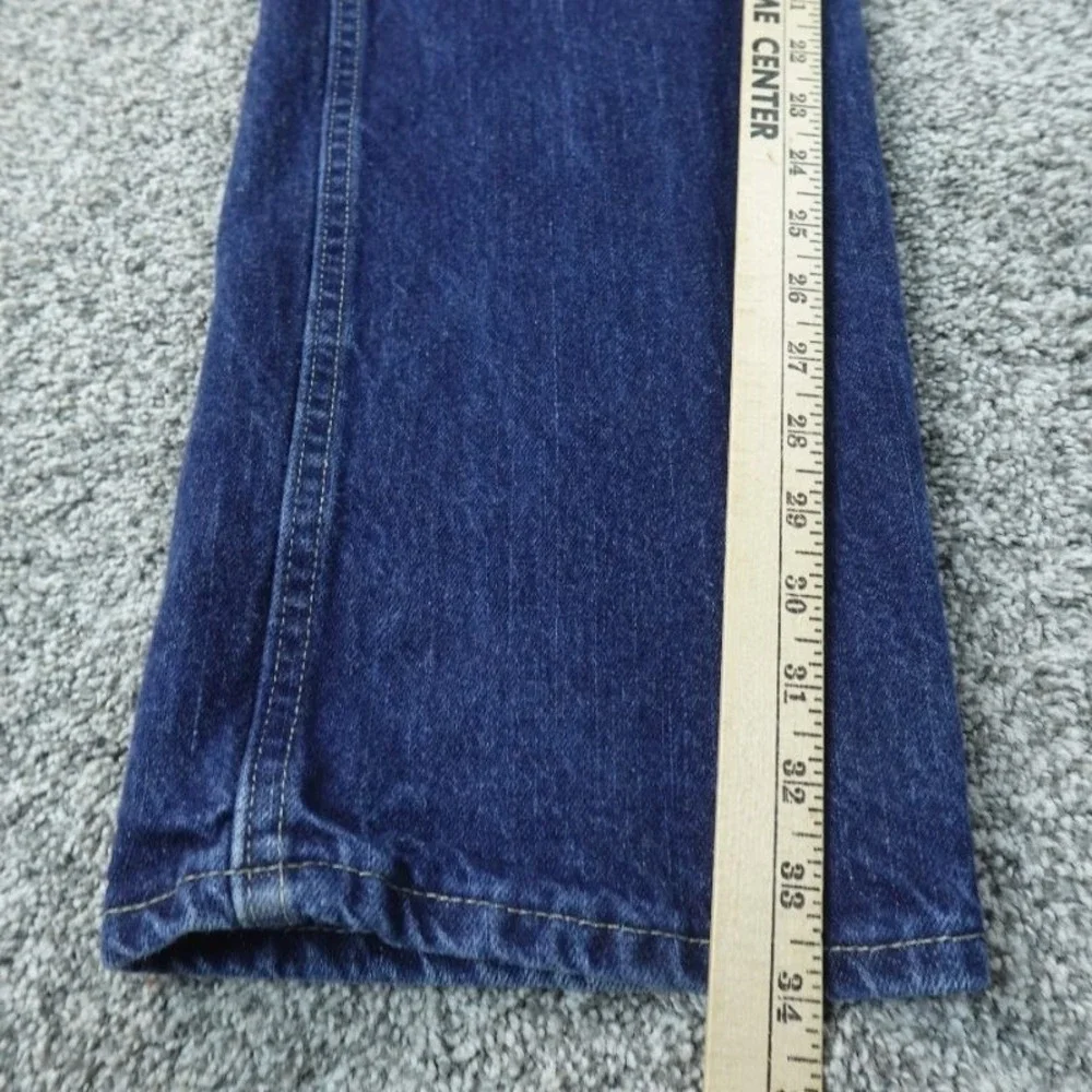 Dickies Jeans Mens 36X34 Dark Blue‎ Denim Pants Straight 5 Pocket Outdoor Work